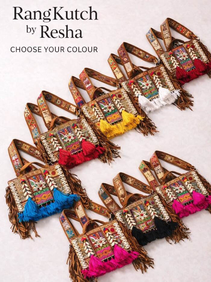 RangKutch embroidered bags